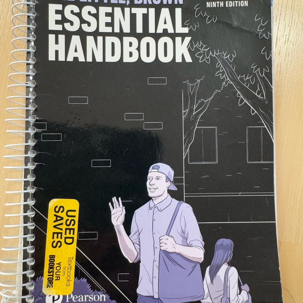 Pearson Spiral-Bound Handbook - Black and White ISBN-13: 978-0-13-451521-2
